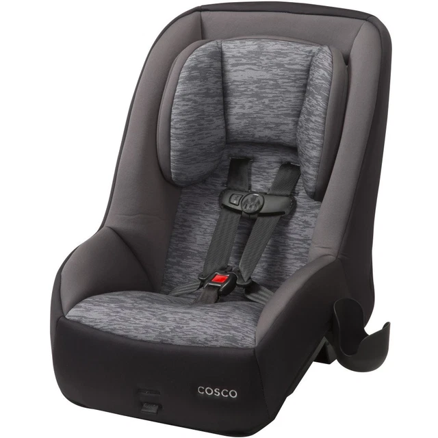 Cosco Mighty Fit 65 DX Convertible Car Seat (Heather Onyx Gray)