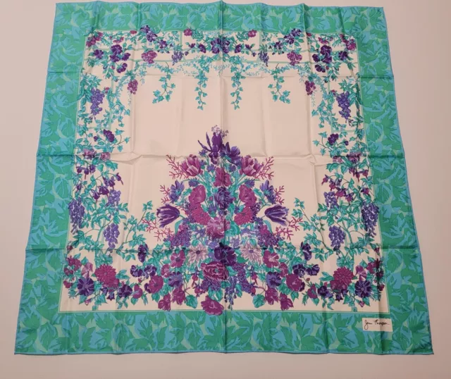 JIM THOMPSON Genuine Vintage 100% silk scarf Unused - VGC Thai 32x32" 81cm