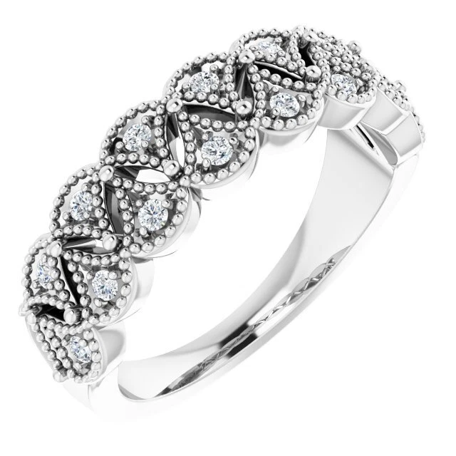 1/6 Karat Natürlicher Diamant Jubiläum Band IN Der