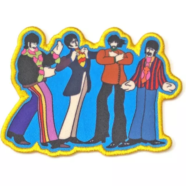 Official Licensed - The Beatles - Yellow Submarine Cartoon Band Patch