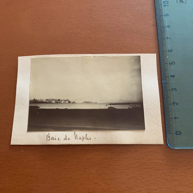NAPOLI   1900-1910 Foto Albumina originale Baia Baja