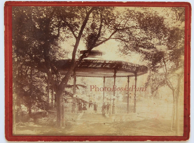 Toulouse Quiosco Vintage Albúmina Aprox 1880