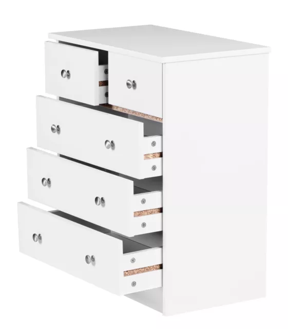 Kommode mit 5 Schüben Schubladenkommode Sideboard Anrichte Schlafzimmerkommode