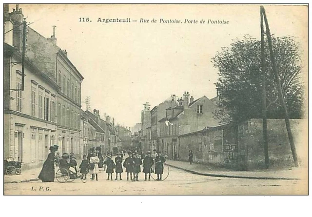 95.ARGENTEUIL.n°153.RUE DE PONTOISE.PORTE DE PONTOISE.LEGER PLIE