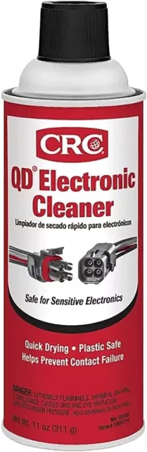 Electronic Contact Cleaner Spray Best Quick Drying Fix CRC QD Corrosion Debris11