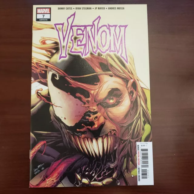 Venom #7 Marvel 2018 NM- Secret "Tongue" Variant 1st Cameo App Dylan Brock