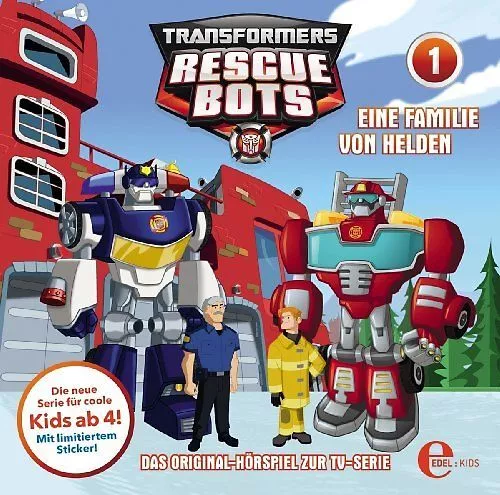Transformers:Rescue Bots - (1)Original Hsp Z.TV-Serie-Eine Familie Von Helden