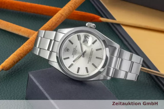 Rolex Date 34 Silver Dial Oyster Edelstahl Automatik Ref. 1500 Klassiker 3