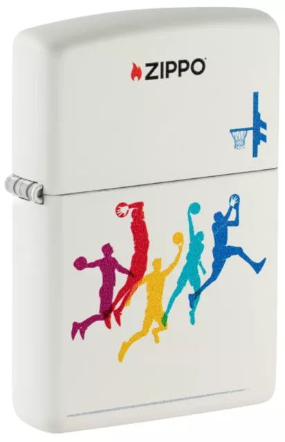 ZIPPO briquet blanc color Basketball 60007157  une boîte Cadeau de qualité