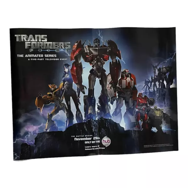 Marvel Comics 13" X 10" Folded Promotional  Poster New Avengers Transformers