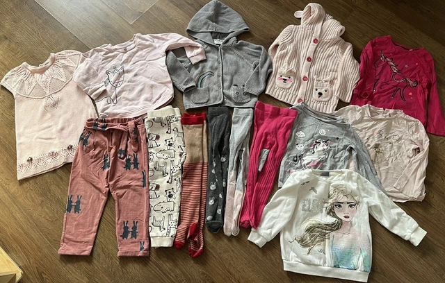 Pacchetto vestiti per bambine taglia 1,5-2 anni 18-24 mesi