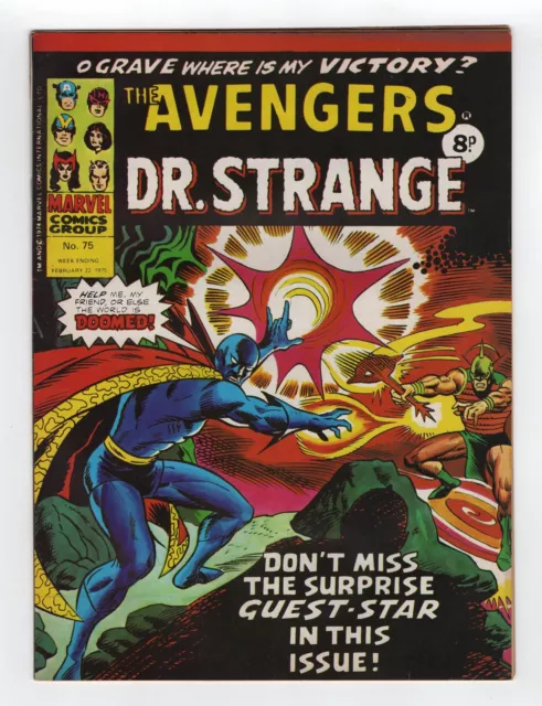 1969 Marvel Doctor Strange #178 & Avengers #55 2Nd New Masters Of Evil Rare Uk