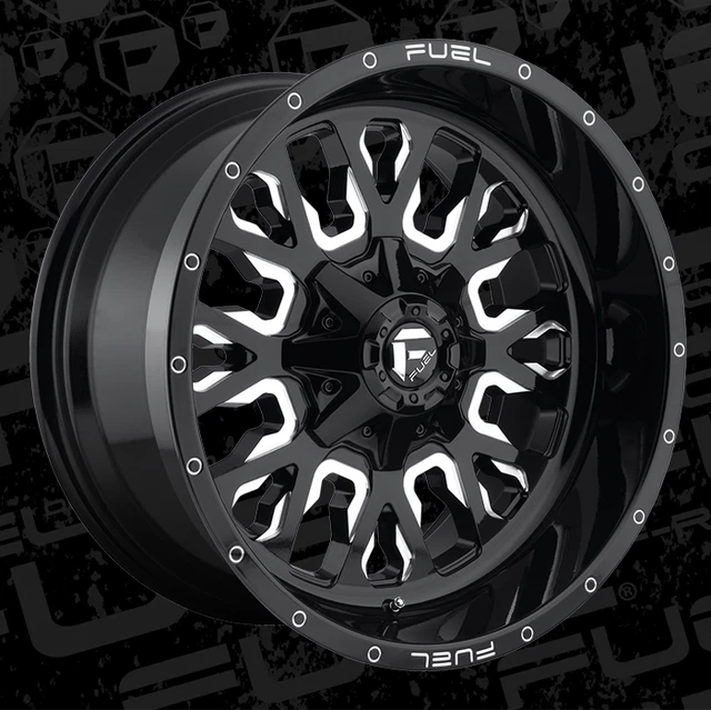 20 INCH GLOSS Black Fuel Wheels Rims Chevy 2500 3500 Dodge RAM Truck