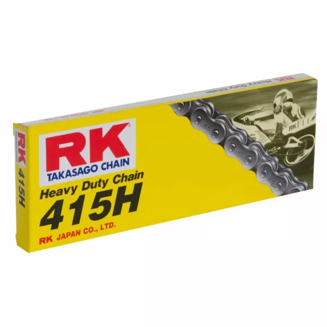 RK Heavy Duty Motorcycle Bike Drive Chain 415 H (HSB) 120 Links with Split Link