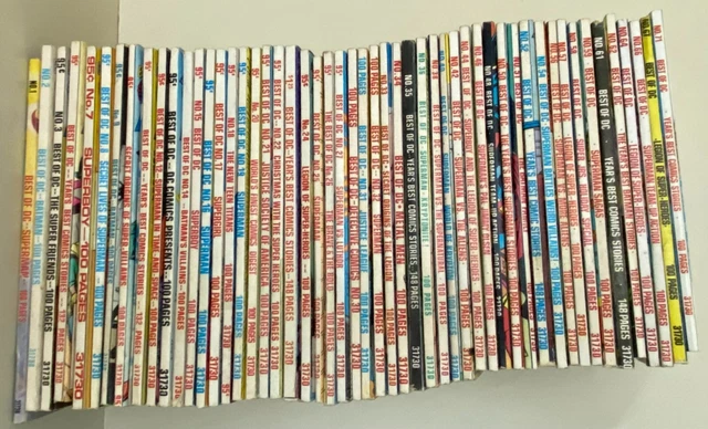 Lot of 52 The Best of Blue-Ribbon Digest DC Comics Digest Super Heroes