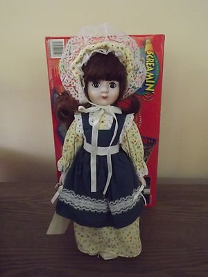 Heritage 15" Porcelain Doll - Brown Hair & Blue Eyes - NIB ** NEW **