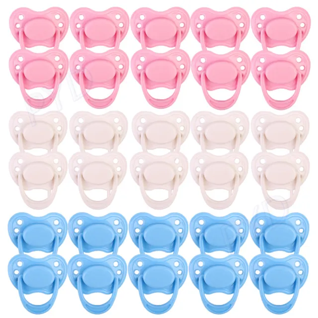 10x Magnetic Pacifiers Internal Magnet Pacifier for Reborn Dolls Accessory Gift