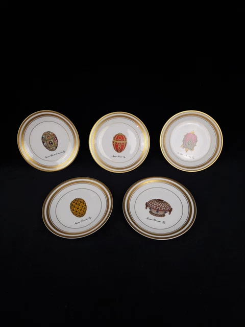 Tasse à Thé Fabergé En Porcelaine - Modèle Past Times - Hauteur 11,5 Cm - Multicolore - Occasion