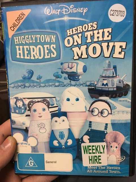 HIGGLYTOWN HEROES - Heroes On The Move ex-rental region 4 DVD (Disney ...