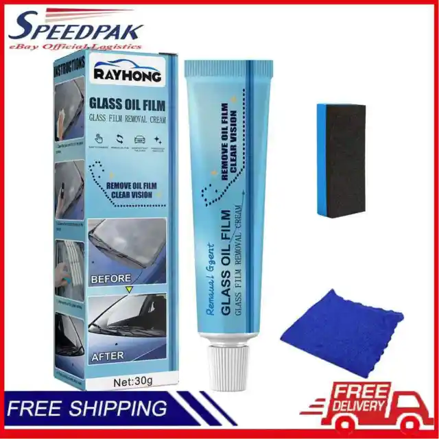 Rayhong Glass Oil Film Removal Paste Glass Cleaner Polish Agent for Windshield
