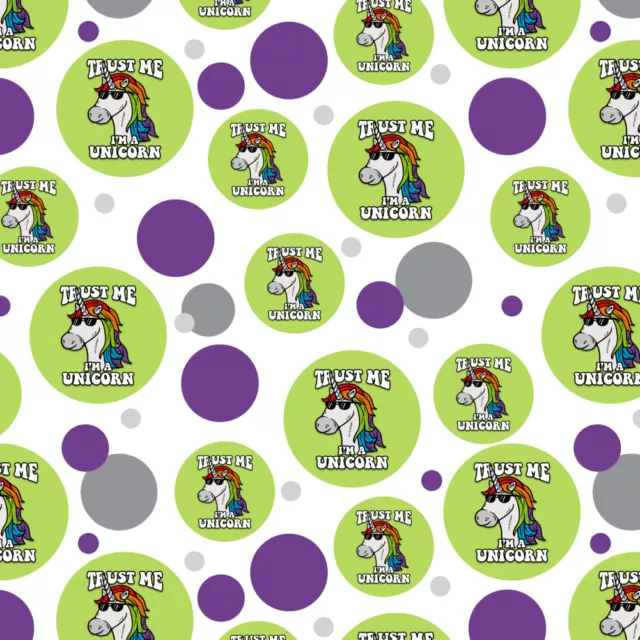 Trust Me I'm a Unicorn Funny Humor Premium Gift Wrap Wrapping Paper Roll