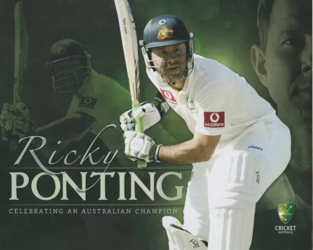 Australia 2013 Ricky Ponting Post Office Pack with Special Sheets