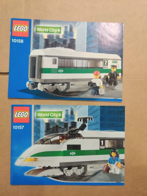 LEGO World City 10157 &10158 High Speed Train instruction books ONLY LEGO World City 10157 &10158 High Speed Train instruction books ONLY