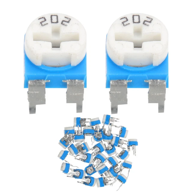 30pcs Practical 2k 10k potentiometer Replacement 10k potentiometer Trim 10k pote