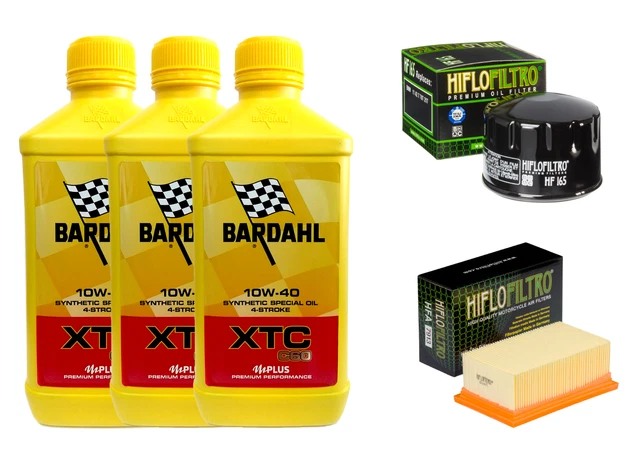 KIT OLIO + Filtro Olio Bardahl Xtc C60 10W50 Suzuki 650 Sfv Gladius