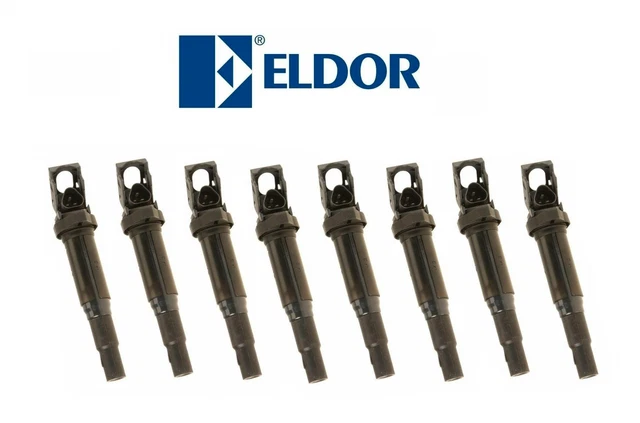 8 X UPDATED Allumage Bobines Avec Allumage Prise Connecteurs ELDOR OEM ...