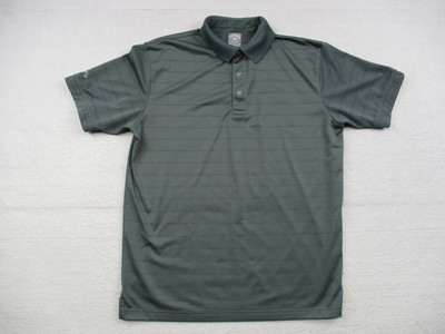 Callaway Opti Dri Polo Manches Courtes Hommes M Golf Polyester Gris 