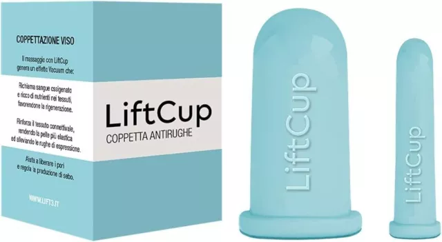 LiftCup 2 Coppette Antirughe = Coppetta Viso + Labbra e Contorno...