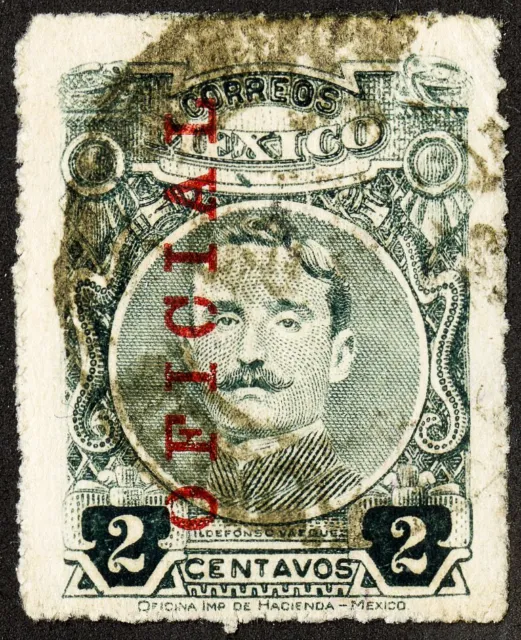 Mexico Stamps # O114 Used VF Scott Value $35.00
