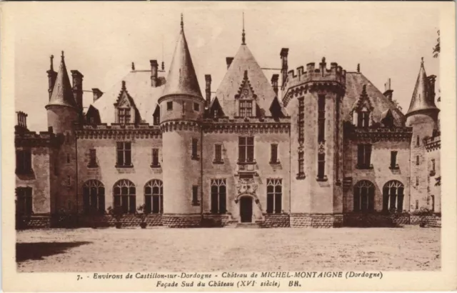 CPA surroundings of Castillon-sur-Dordogne - Chateau de MICHEL-Montaigne (122080)