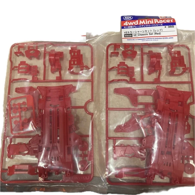 TAMIYA MINI 4WD Vz Color Chassis Set Red 95630 Upgrade Parts Of 2 £54. ...