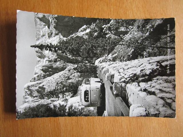 AK Die Kehlsteinstraße mit Göll und Brett Berchtesgaden         3807