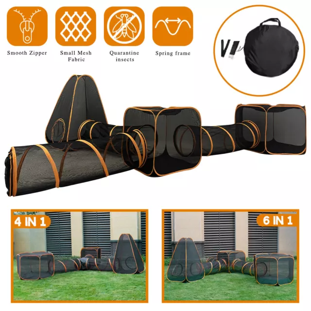 Pet Tunnel Exercise Outdoor Fresh Air Running Portable Play Pen Foldable Pop Up