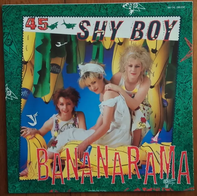DISQUE VINYLE MAXI 45t 12" BANANARAMA « Shy boy » POP FRANCE 1982