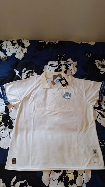 Maillot Olympique De Marseille 125 Ans - Édition Limitée, Puma, Blanc, XL