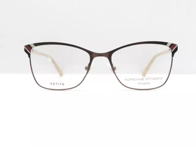 Adrienne Vittadini Av588S Women's Eyeglass Frames Matte Bronze 49-16-135 New