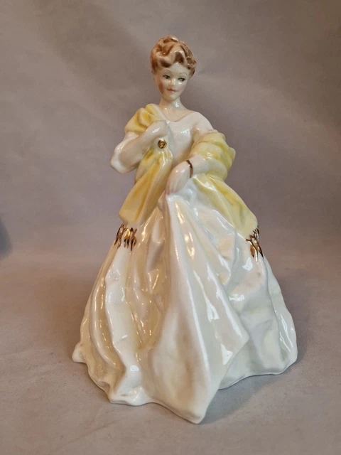 Vintage Royal Worcester Figur 'Erster Tanz' 3629 von Freda Doughty