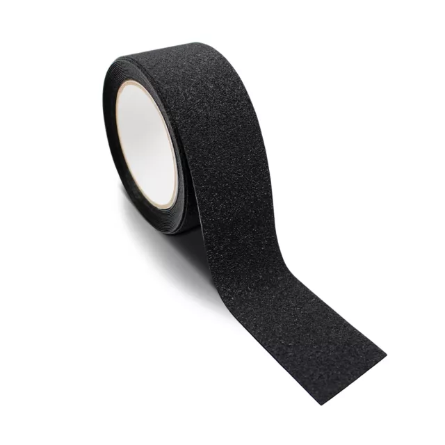 Grip Tape 5m Safety Walk Klebeband rutschhemmend PVC Schwarz Weiß Transparent