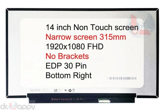 14" IPS FHD EDP LCD Screen narrow for Acer SWIFT 3 SF314-54G SERIES acer n17w7