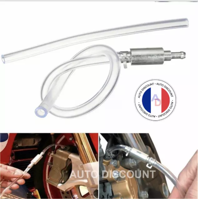 TecTake Kit de Purgeur Purge de Frein avec Remplissage Liquide Voitures :  : Auto et Moto