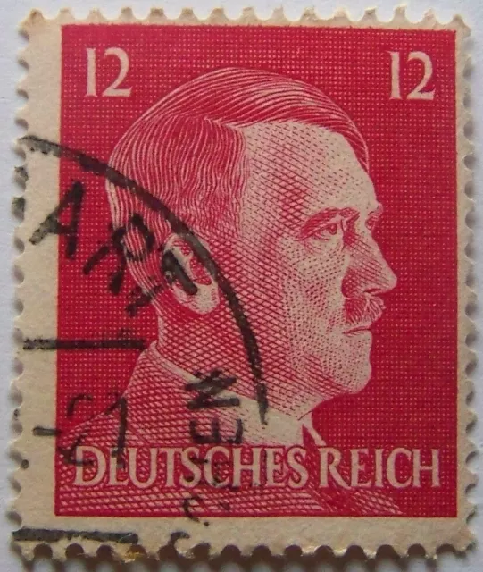 Briefmarke - Adolf Hitler / Deutsches Reich / Wk Ii. - Gestempelt - Top Preis