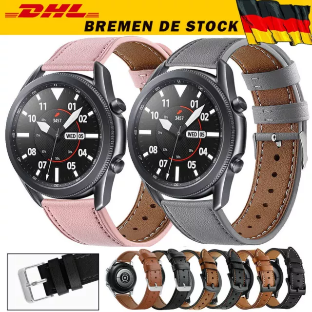 DE Echtleder Loop Armband 20mm für Samsung Galaxy Watch /Garmin /Amazfit GTR GTS