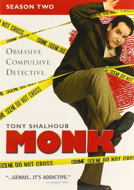 MONK: SEASON 2 (DVD) Tony Shalhoub Bitty Schram Ted Levine (US IMPORT ...