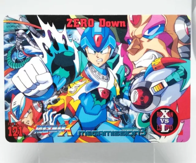121 ZERO Doun Rock man X Mega Mission 3 Ⅿega (Rock) man X CAPCOM JAPAN Game