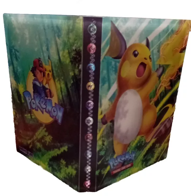 Neu Pokemon Kartenordner 4 Taschen Handelsalbum 240 Karten Portfolio Ma5
