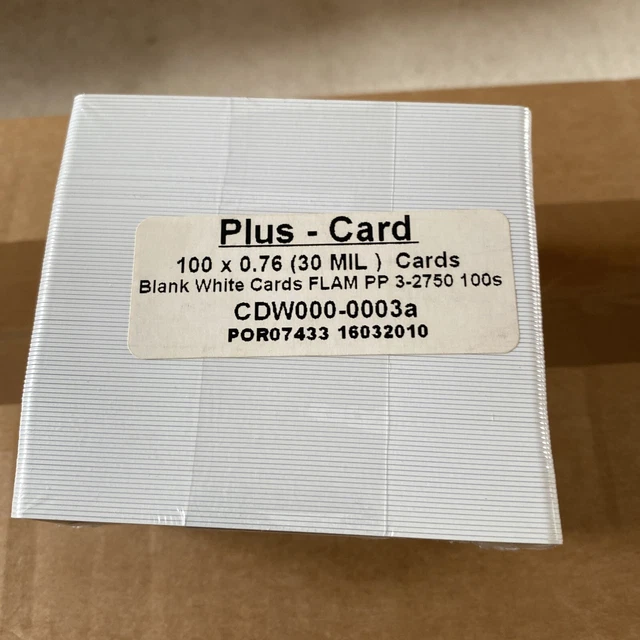 carte a striscia magnetica bianche pvc HICO mag swipe card stampabili - confezione da 100
